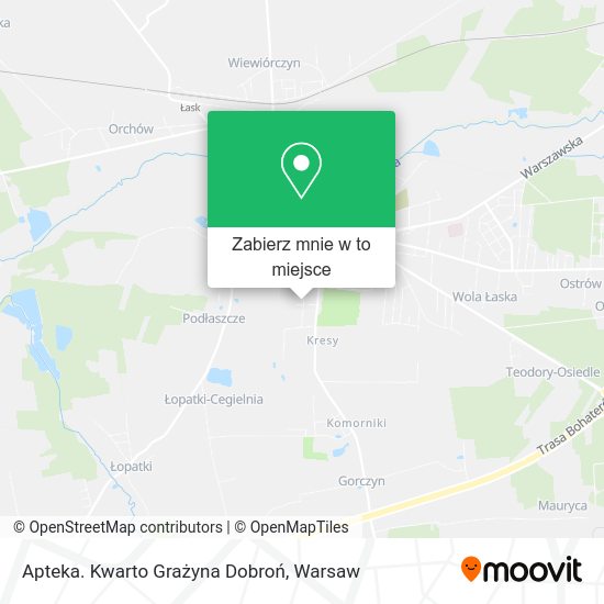 Mapa Apteka. Kwarto Grażyna Dobroń