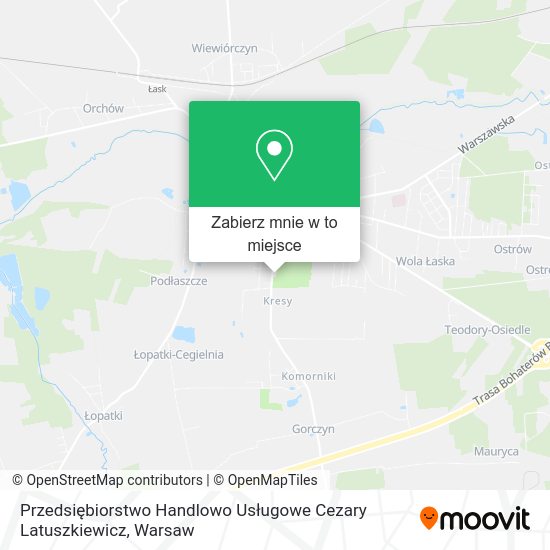 Mapa Przedsiębiorstwo Handlowo Usługowe Cezary Latuszkiewicz