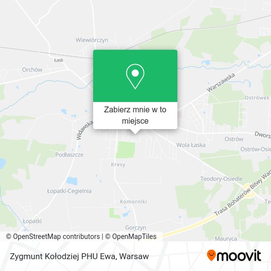 Mapa Zygmunt Kołodziej PHU Ewa