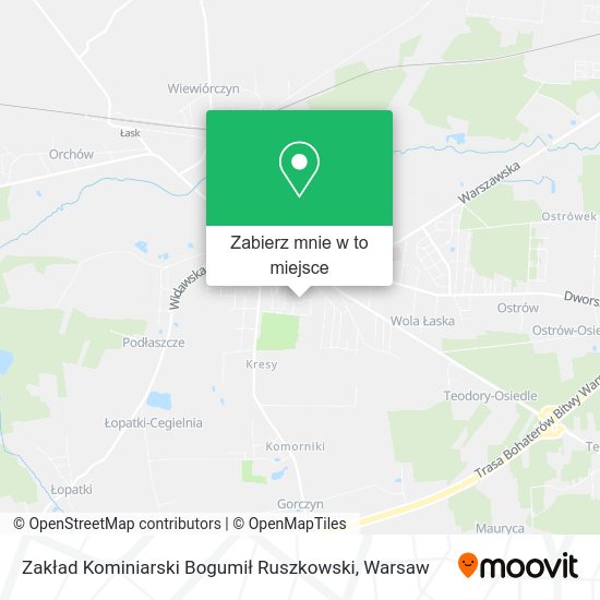 Mapa Zakład Kominiarski Bogumił Ruszkowski