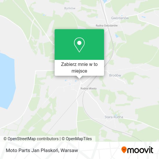 Mapa Moto Parts Jan Płaskoń