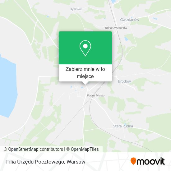 Mapa Filia Urzędu Pocztowego