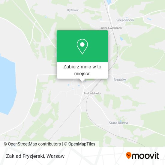 Mapa Zaklad Fryzjerski