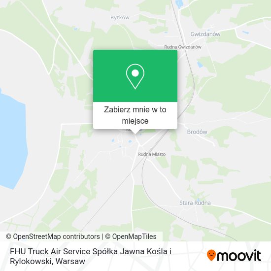 Mapa FHU Truck Air Service Spółka Jawna Kośla i Rylokowski