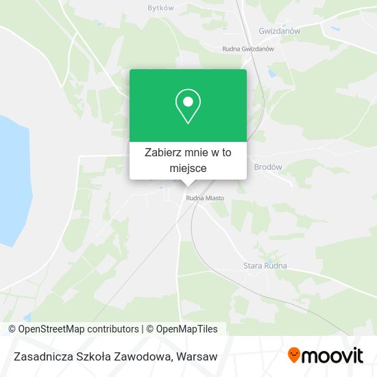 Mapa Zasadnicza Szkoła Zawodowa