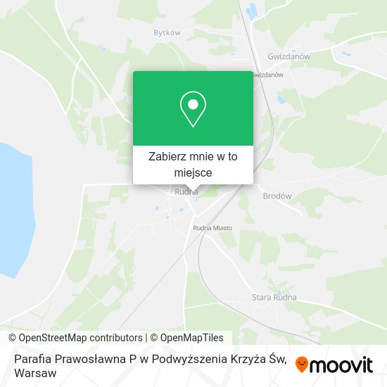 Mapa Parafia Prawosławna P w Podwyższenia Krzyża Św