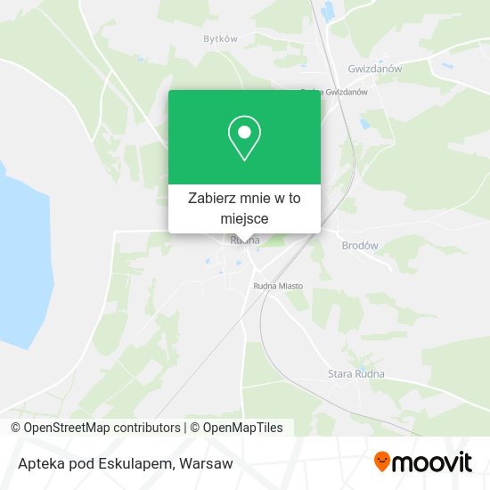 Mapa Apteka pod Eskulapem