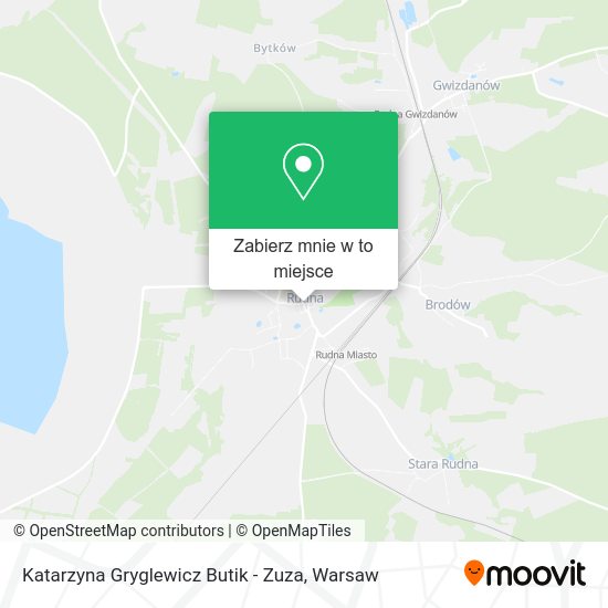 Mapa Katarzyna Gryglewicz Butik - Zuza