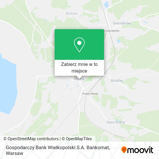 Mapa Gospodarczy Bank Wielkopolski S.A. Bankomat