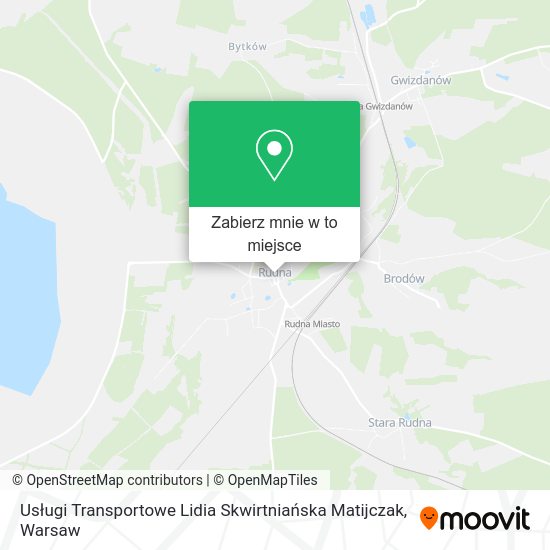 Mapa Usługi Transportowe Lidia Skwirtniańska Matijczak