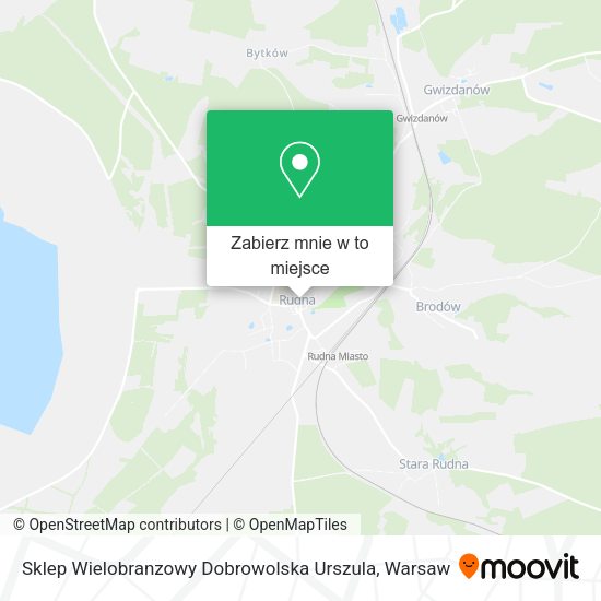 Mapa Sklep Wielobranzowy Dobrowolska Urszula