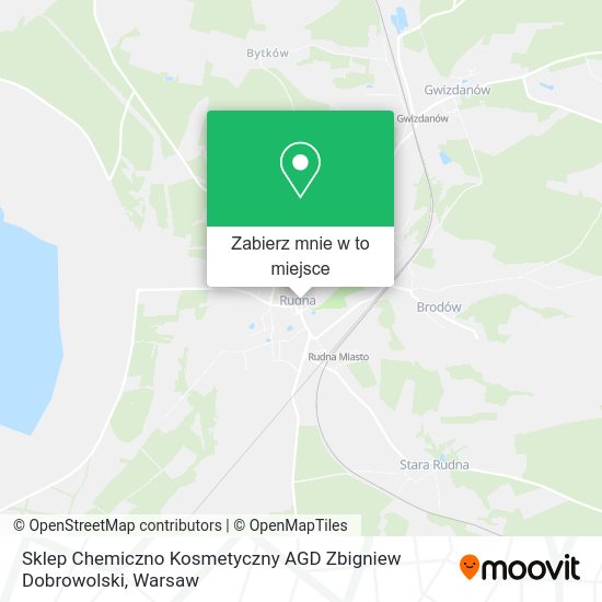 Mapa Sklep Chemiczno Kosmetyczny AGD Zbigniew Dobrowolski