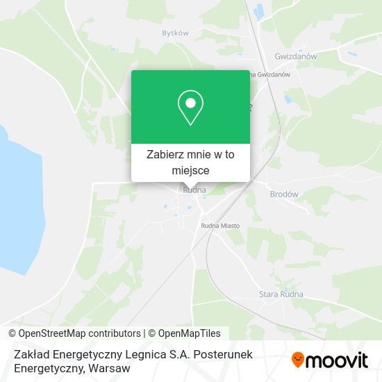 Mapa Zakład Energetyczny Legnica S.A. Posterunek Energetyczny