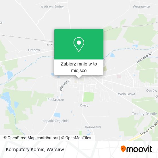 Mapa Komputery Komis