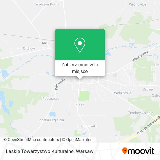 Mapa Łaskie Towarzystwo Kulturalne