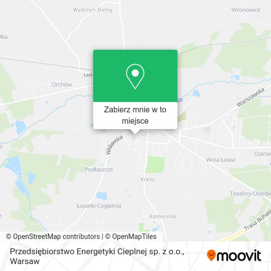 Mapa Przedsiębiorstwo Energetyki Cieplnej sp. z o.o.