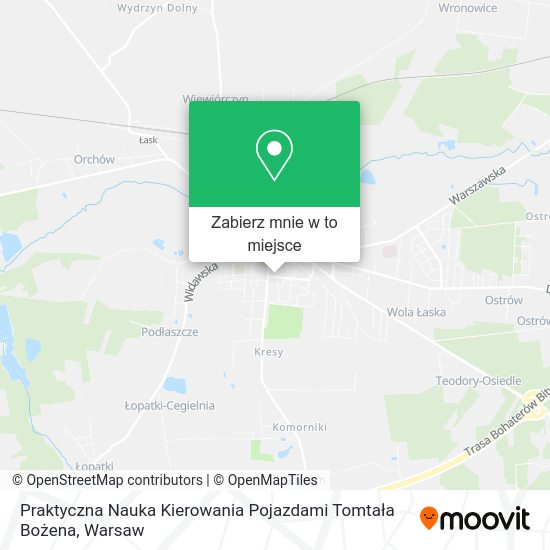 Mapa Praktyczna Nauka Kierowania Pojazdami Tomtała Bożena