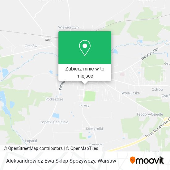 Mapa Aleksandrowicz Ewa Sklep Spożywczy