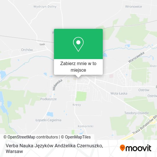 Mapa Verba Nauka Języków Andżelika Czernuszko