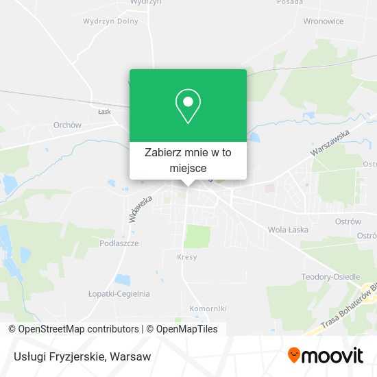 Mapa Usługi Fryzjerskie