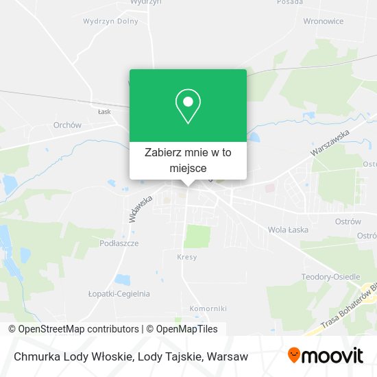 Mapa Chmurka Lody Włoskie, Lody Tajskie