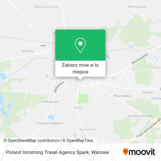 Mapa Poland Incoming Travel Agency Spark