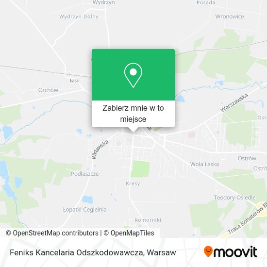 Mapa Feniks Kancelaria Odszkodowawcza