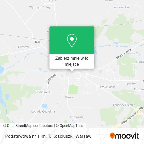 Mapa Podstawowa nr 1 im. T. Kościuszki