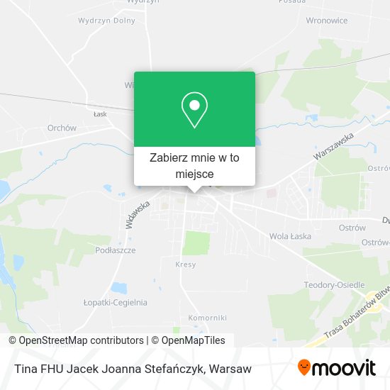 Mapa Tina FHU Jacek Joanna Stefańczyk