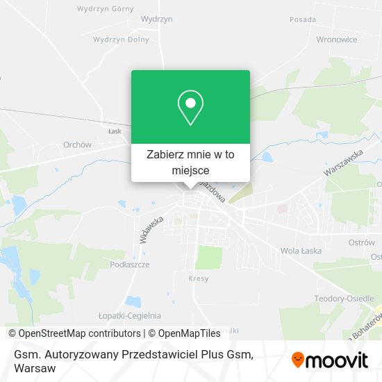 Mapa Gsm. Autoryzowany Przedstawiciel Plus Gsm