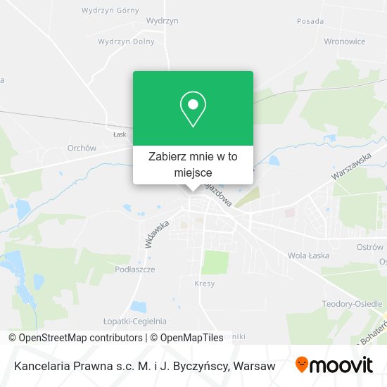 Mapa Kancelaria Prawna s.c. M. i J. Byczyńscy