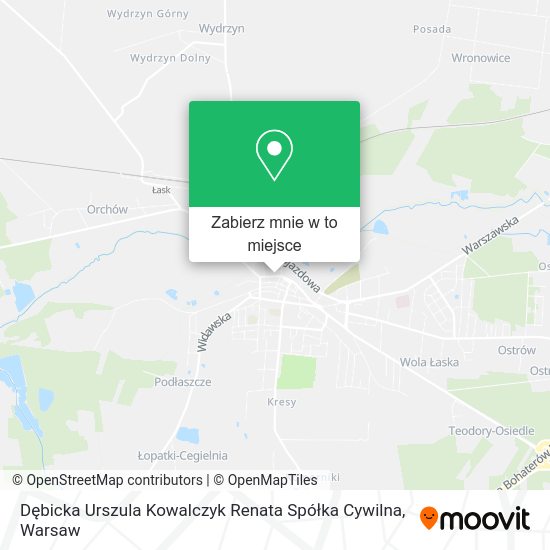 Mapa Dębicka Urszula Kowalczyk Renata Spółka Cywilna