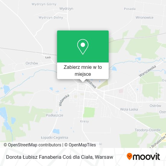 Mapa Dorota Łubisz Fanaberia Coś dla Ciała