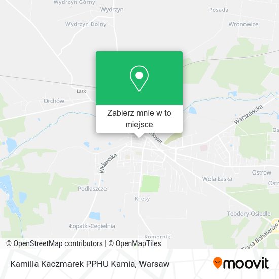 Mapa Kamilla Kaczmarek PPHU Kamia