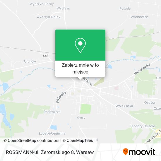 Mapa ROSSMANN-ul. Żeromskiego 8