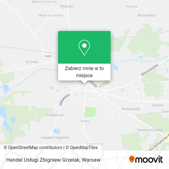 Mapa Handel Usługi Zbigniew Grzelak