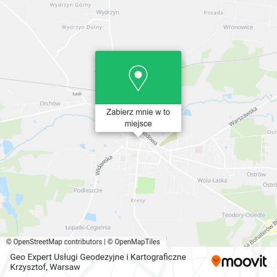 Mapa Geo Expert Usługi Geodezyjne i Kartograficzne Krzysztof