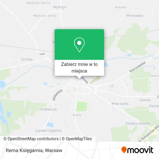 Mapa Rema Księgarnia