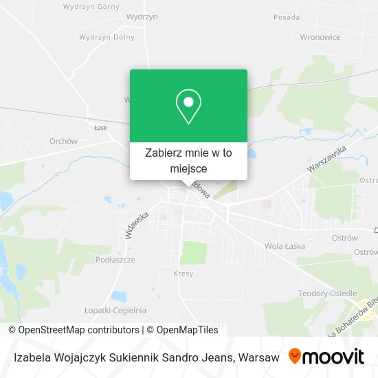 Mapa Izabela Wojajczyk Sukiennik Sandro Jeans