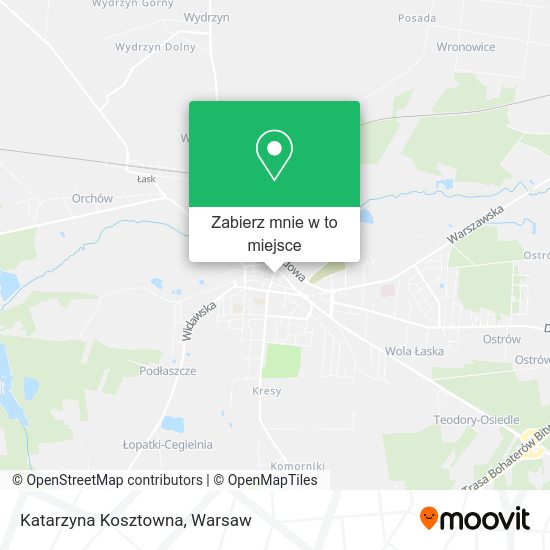 Mapa Katarzyna Kosztowna