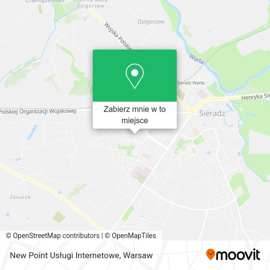 Mapa New Point Usługi Internetowe