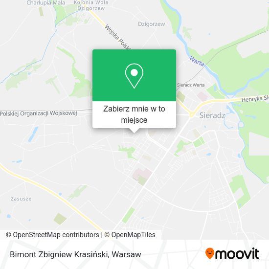 Mapa Bimont Zbigniew Krasiński