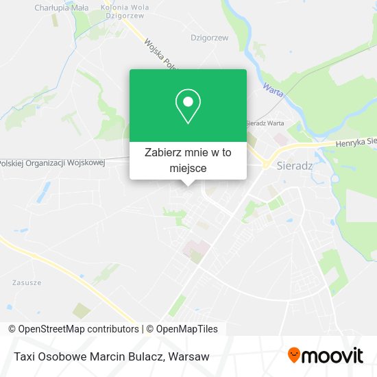 Mapa Taxi Osobowe Marcin Bulacz