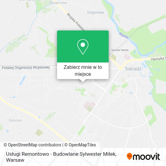 Mapa Usługi Remontowo - Budowlane Sylwester Miłek