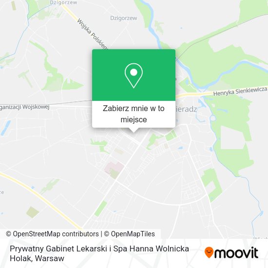 Mapa Prywatny Gabinet Lekarski i Spa Hanna Wolnicka Holak