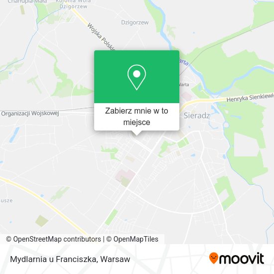 Mapa Mydlarnia u Franciszka