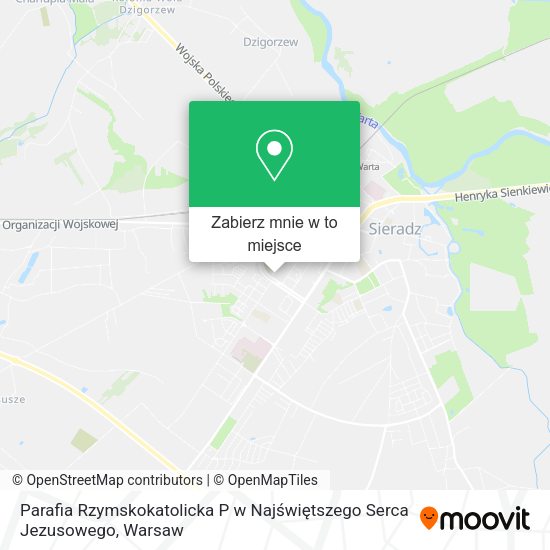 Mapa Parafia Rzymskokatolicka P w Najświętszego Serca Jezusowego