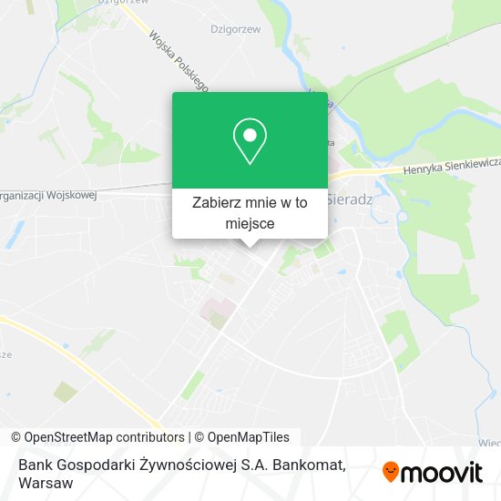 Mapa Bank Gospodarki Żywnościowej S.A. Bankomat