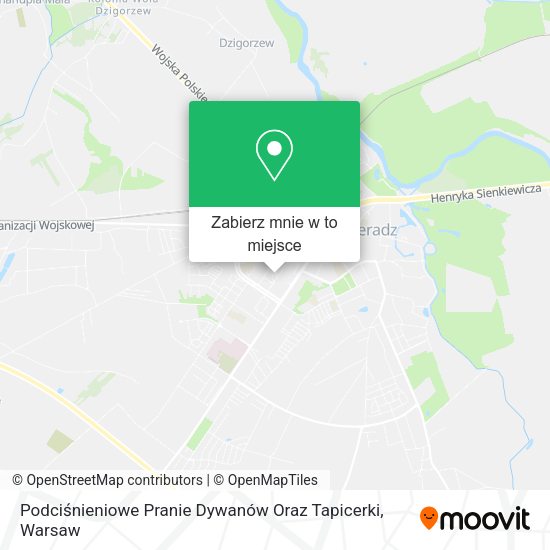 Mapa Podciśnieniowe Pranie Dywanów Oraz Tapicerki