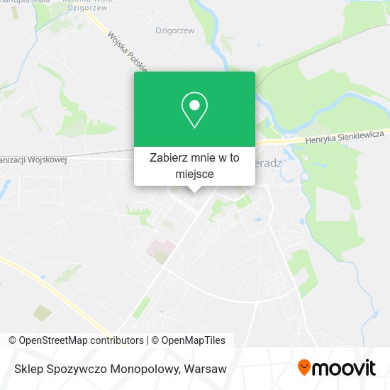 Mapa Sklep Spozywczo Monopolowy